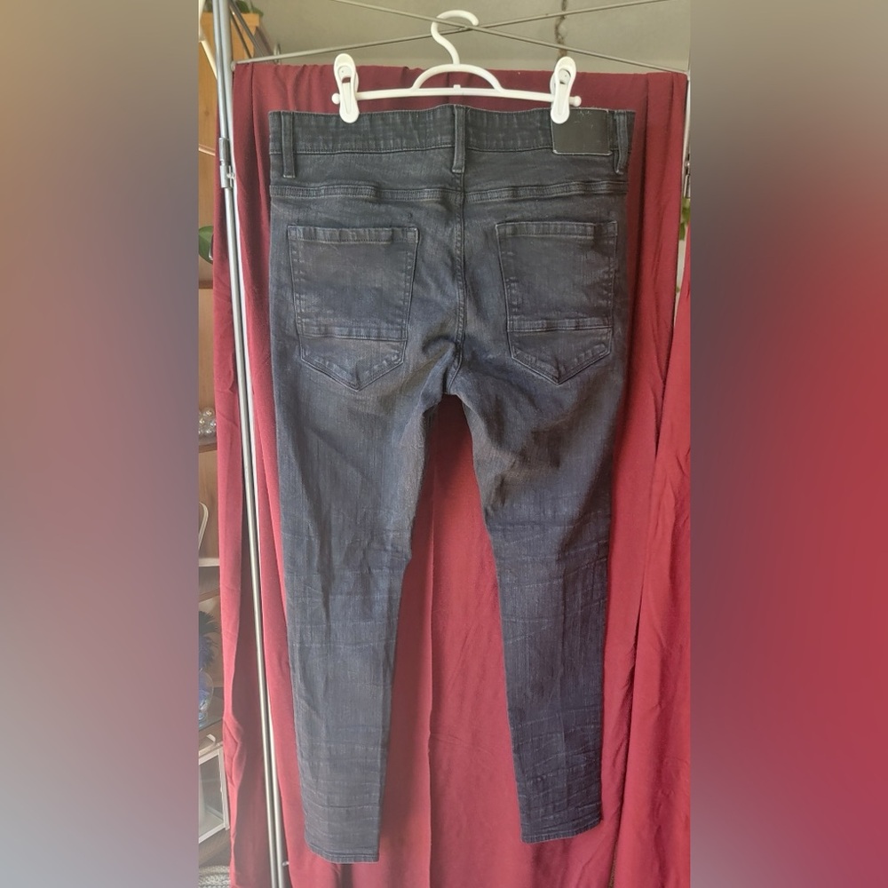 Men's Skinny Jeans - Black - Picture 6 of 6
